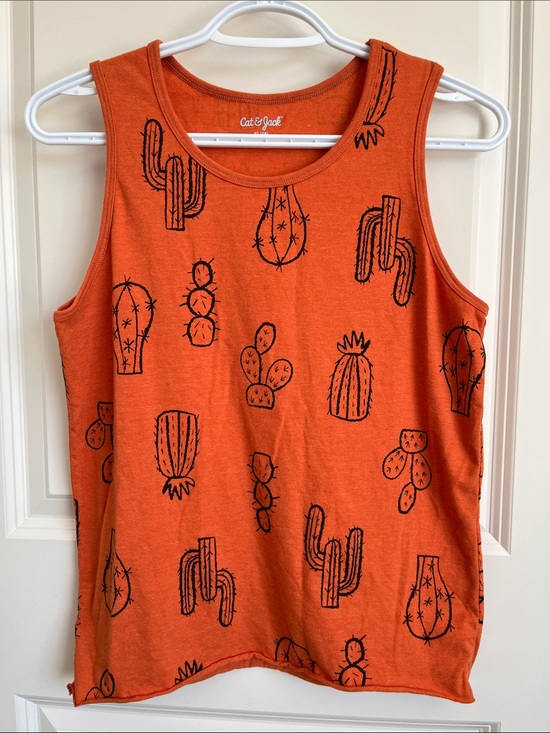 Cat & Jack Other - Cat & Jack Orange Cactus Tank Top Size XL